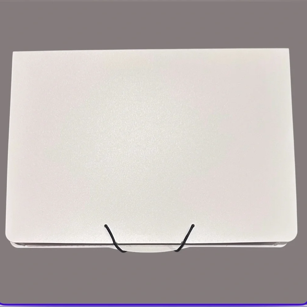 Portable Expanding 12-Pocket White Accordion File Folder Document Organizer NWT